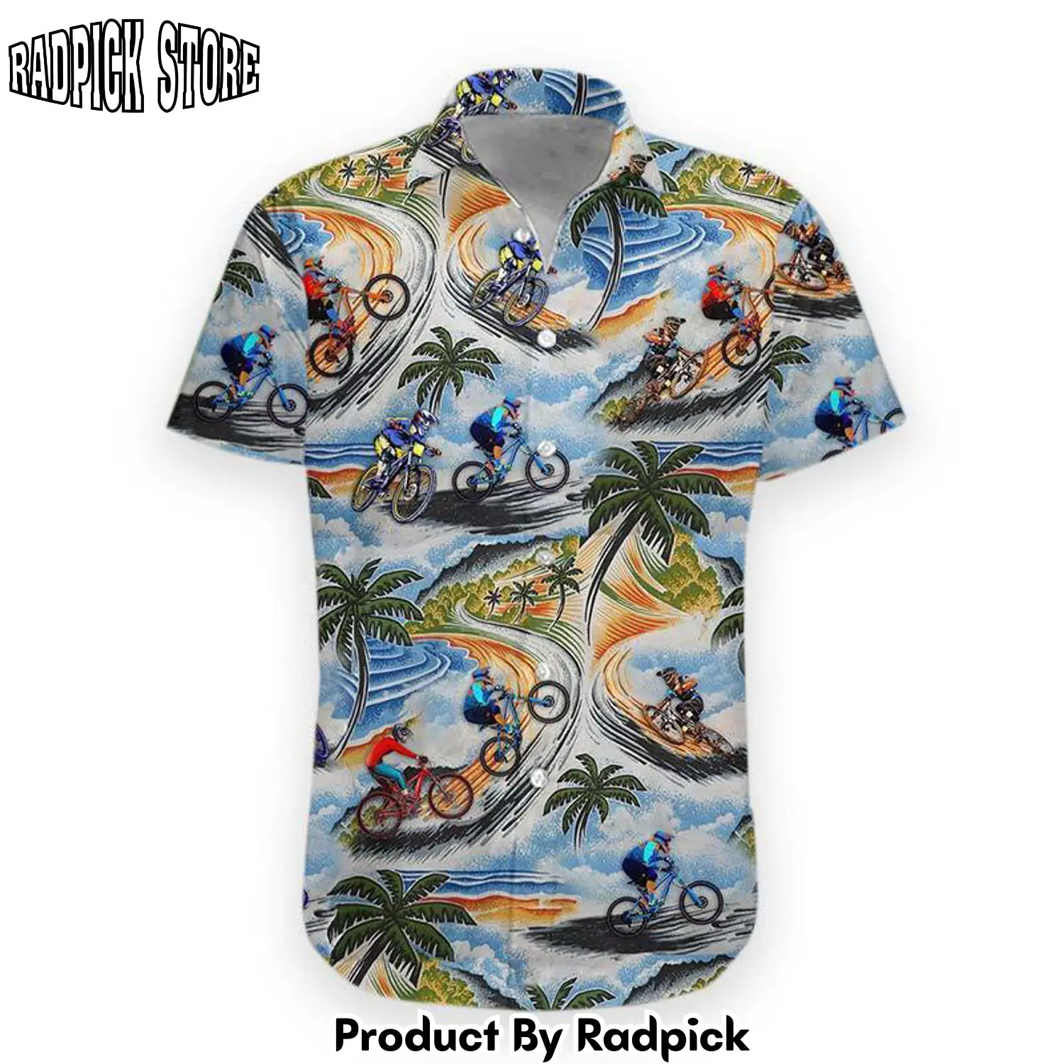 Radpick 3d mountain biking hawaii shirt rp292521